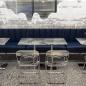 Preview: Großhandel B2B Restaurantmöbel aus Edelstahl für Restaurant Sofa